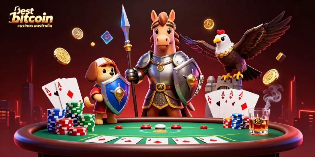 Enjoy thrilling action at the best bitcoin casinos Australia with vibrant gaming elements.
