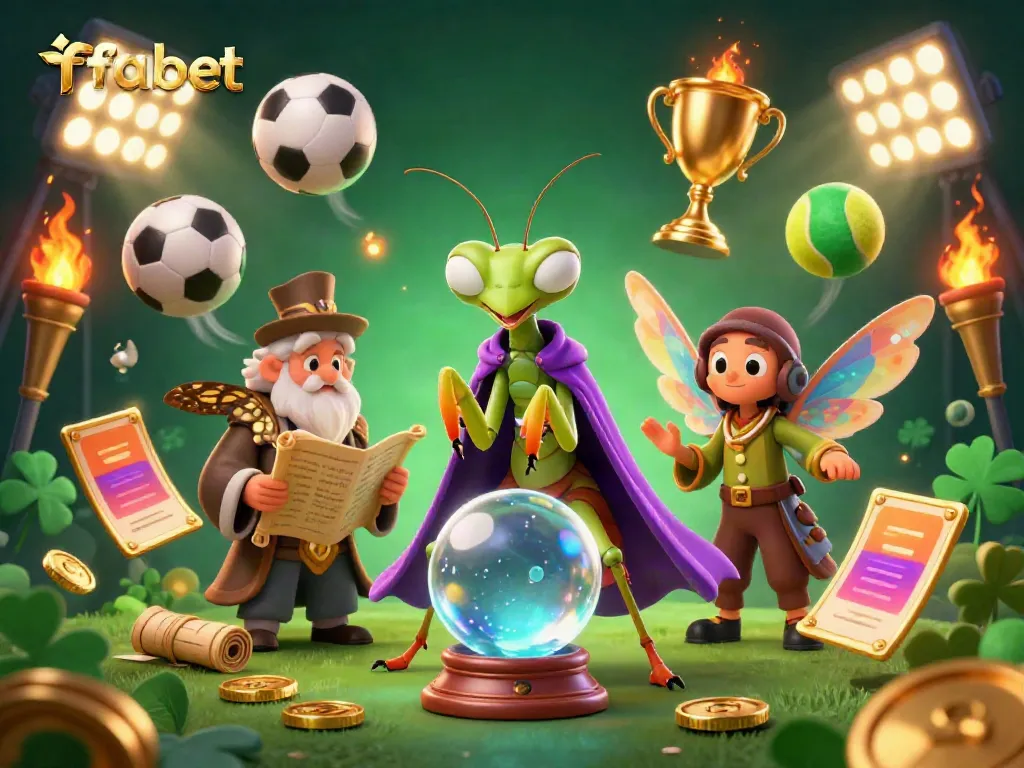 Experience the excitement of fabet with 3D characters and vibrant casino elements.