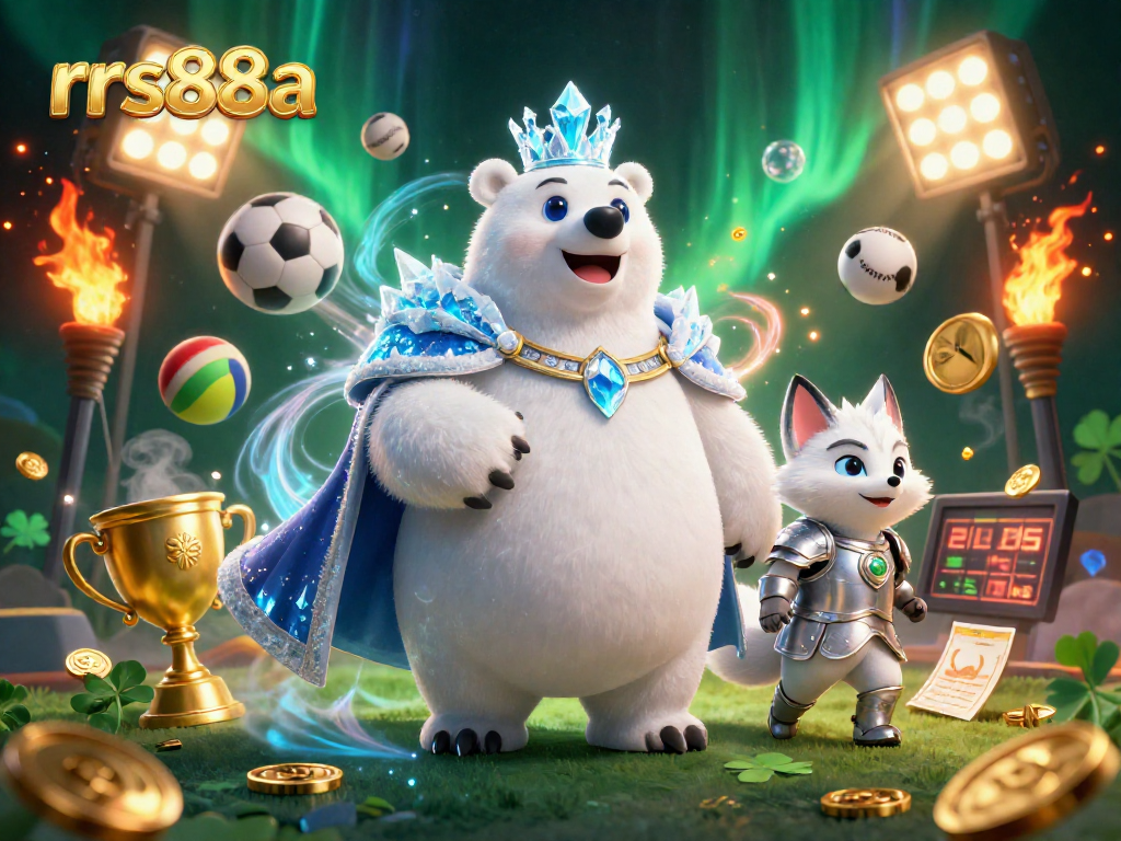 Experience thrilling gameplay with rrs88a's vibrant 3D casino adventure featuring animated characters and sports elements.